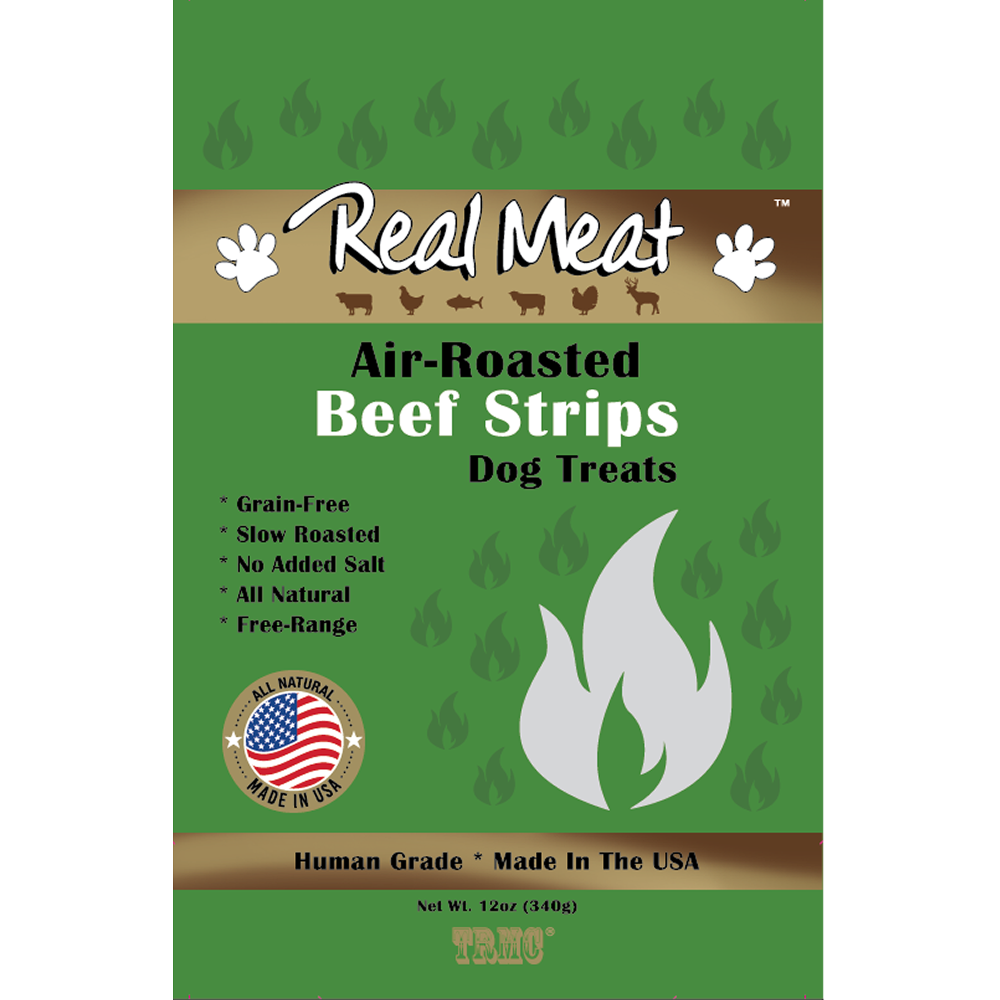 Real Meat Roasted Beef 12oz Product Packaging Image