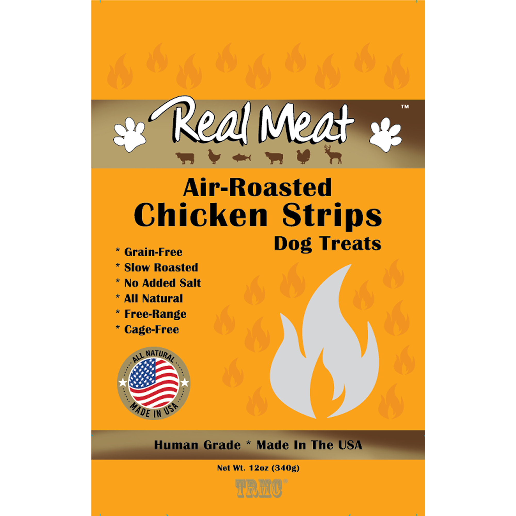 Real Meat Roasted Chicken 12oz Product Packaging Image