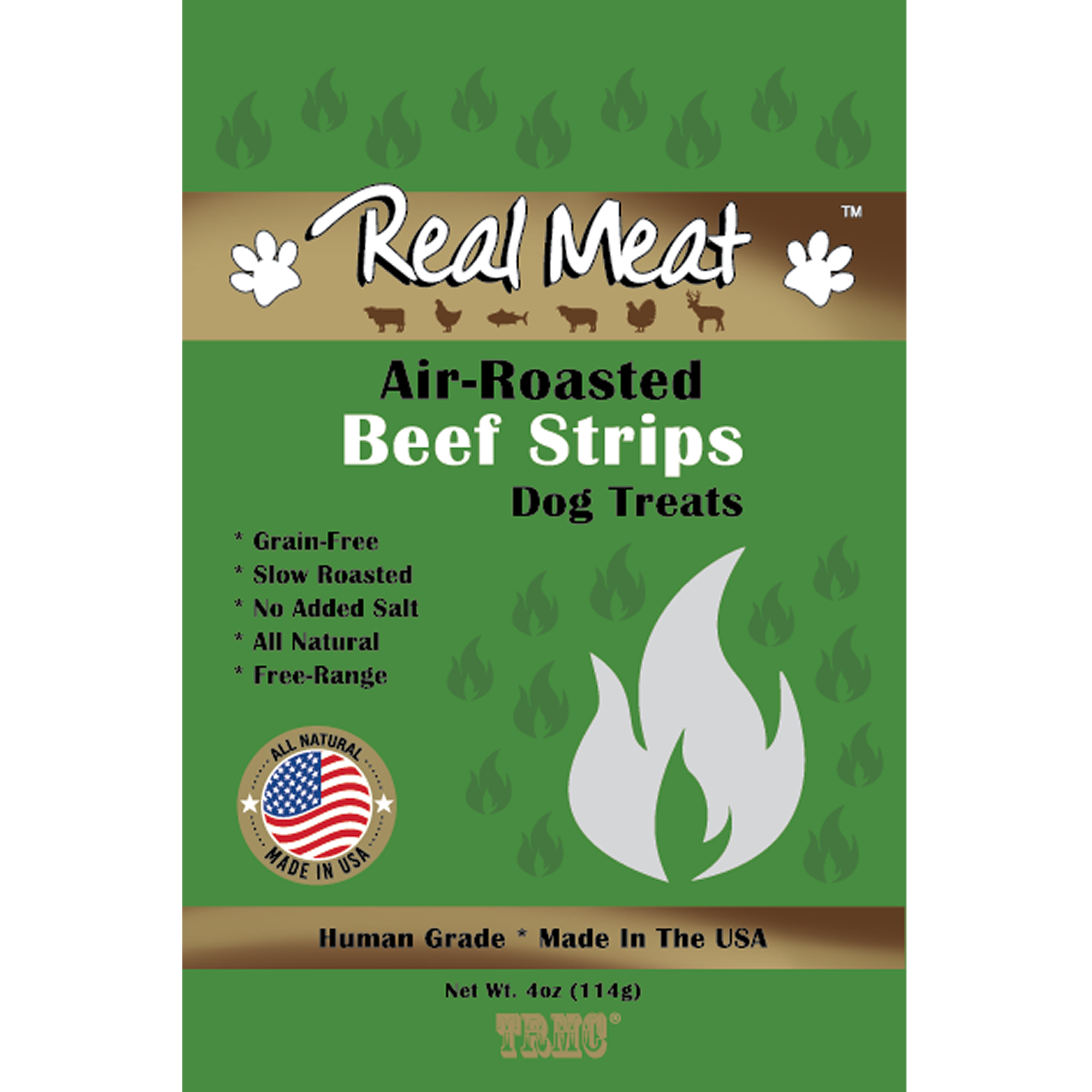 Real Meat Roasted Beef 4oz Product Packaging Image