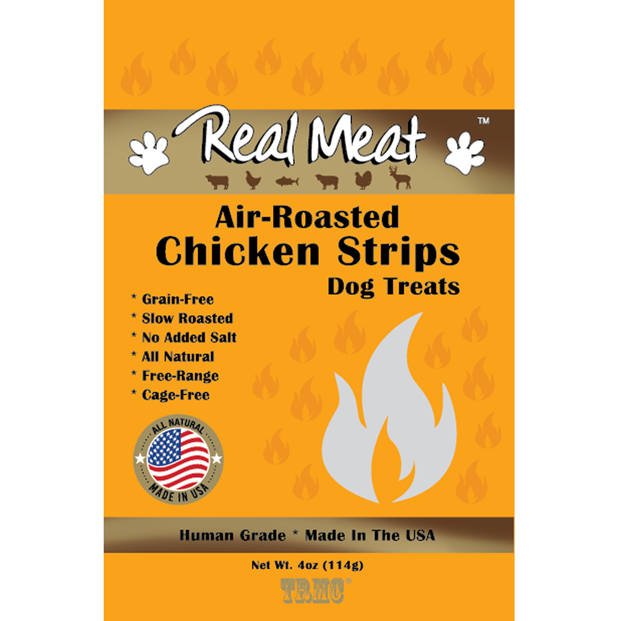 Real Meat Roasted Chicken 4oz Product Packaging Image