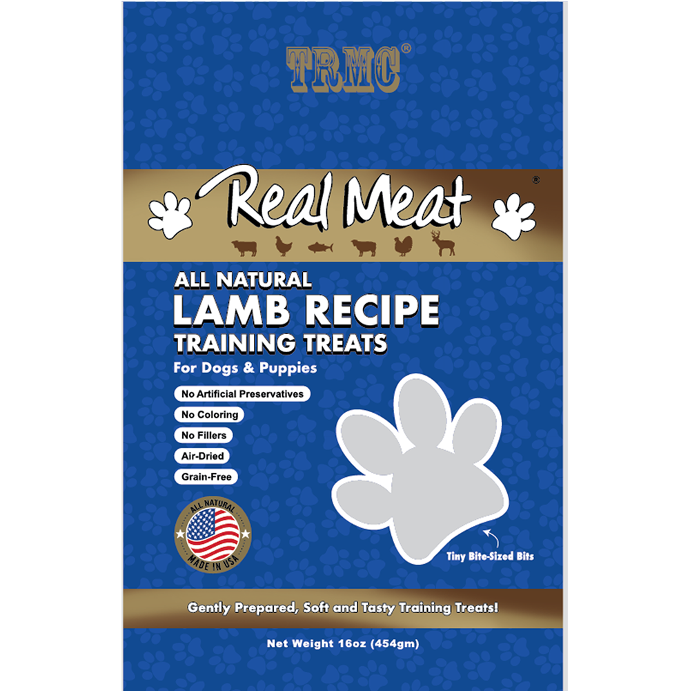 Real Meat 1lb Lamb Trainers Product Packaging Image