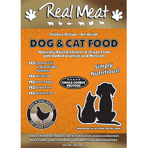 3lb Chicken Small Dog & Cat Food Product Packaging Image