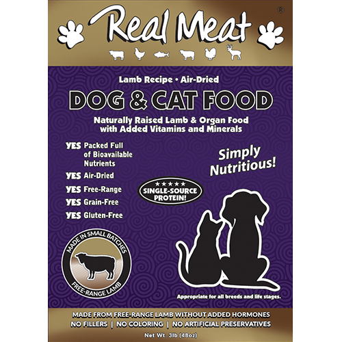3lb Lamb Small Dog & Cat Food Product Packaging Image