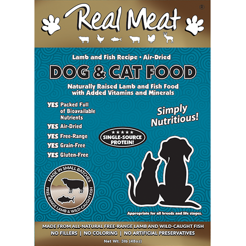 3lb Lamb Fish Small Dog & Cat Food Product Packaging Image