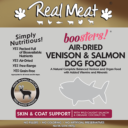 2lb Venison Dog Food with Salmon Product Packaging Image