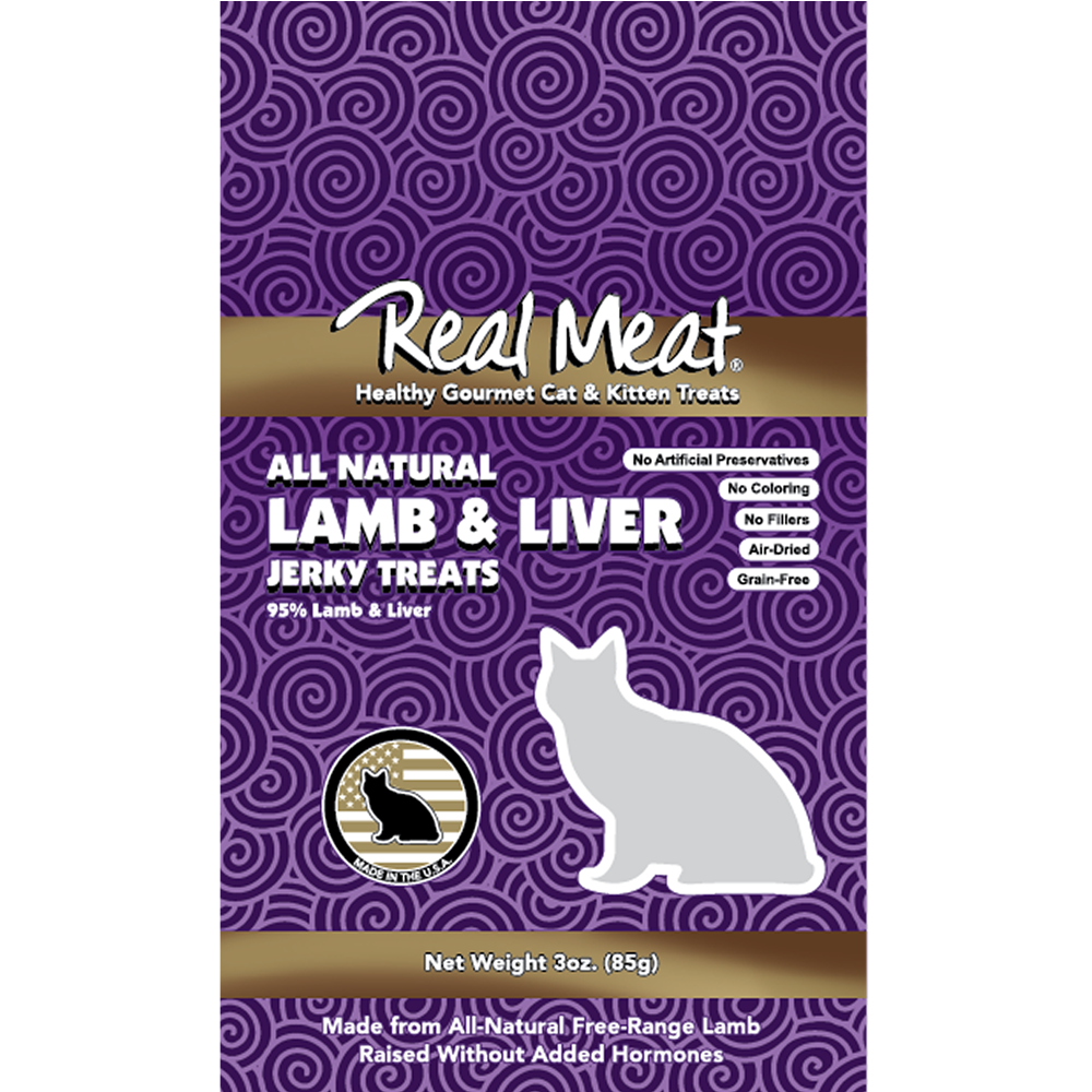 Lamb & Lamb Liver Cat Treats 3oz Product Packaging Image