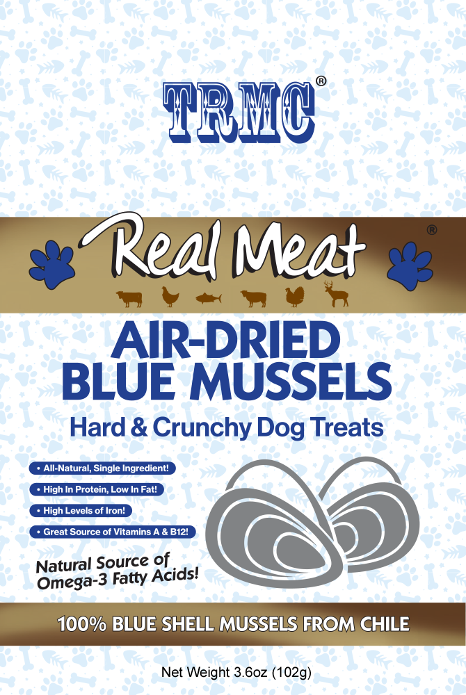 Air-Dried Blue Mussels 3.6oz Product Packaging Image