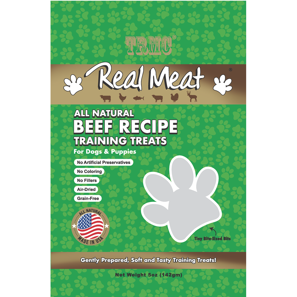 Real Meat Beef Trainer 5oz Product Packaging Image