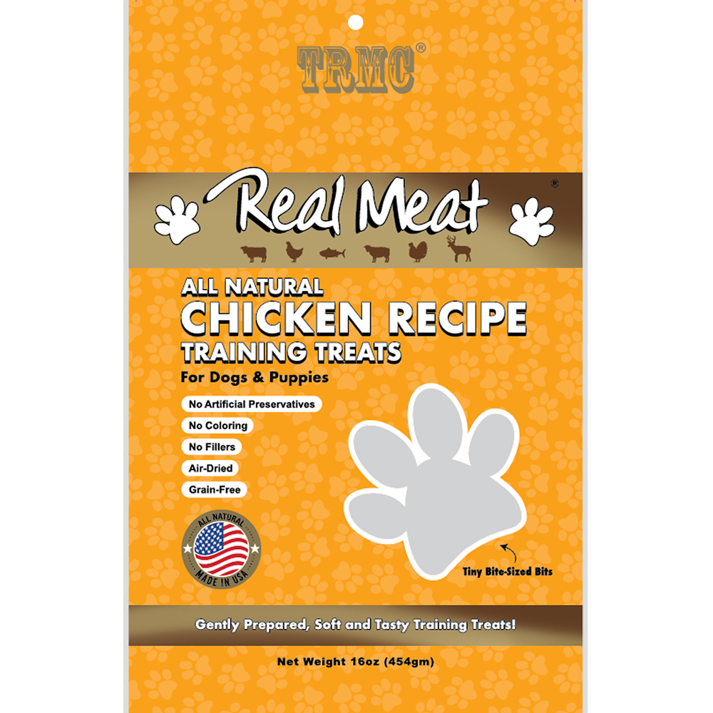 Real Meat 1lb Chicken Trainers Product Packaging Image